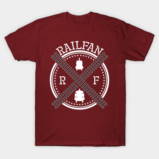 Vintage Trainspotter RailFan T-Shirt by TriHarder12